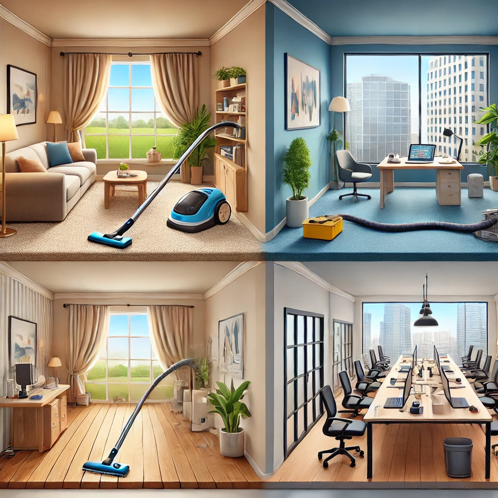 Key Differences Between Residential and Commercial Cleaning